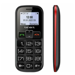 Мобильный телефон TeXet TM-B322, чёрный/красный