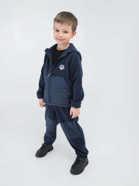 Костюм флисовый со вставками "Черника"