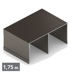 ЭКО Направляющая верхняя двухполозная (1,75 м) бронза матовая (AL) (AE0492) Aristo (Акция)