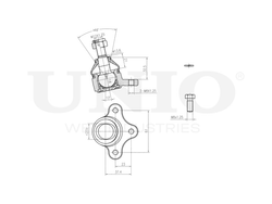 Опора шаровая передняя верхняя UNIO SSP-20024