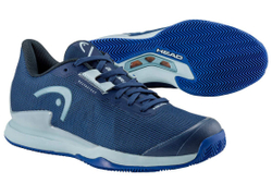 Женские теннисные кроссовки Head Sprint Pro 3.5 Clay - dark blue/light blue - Blue
