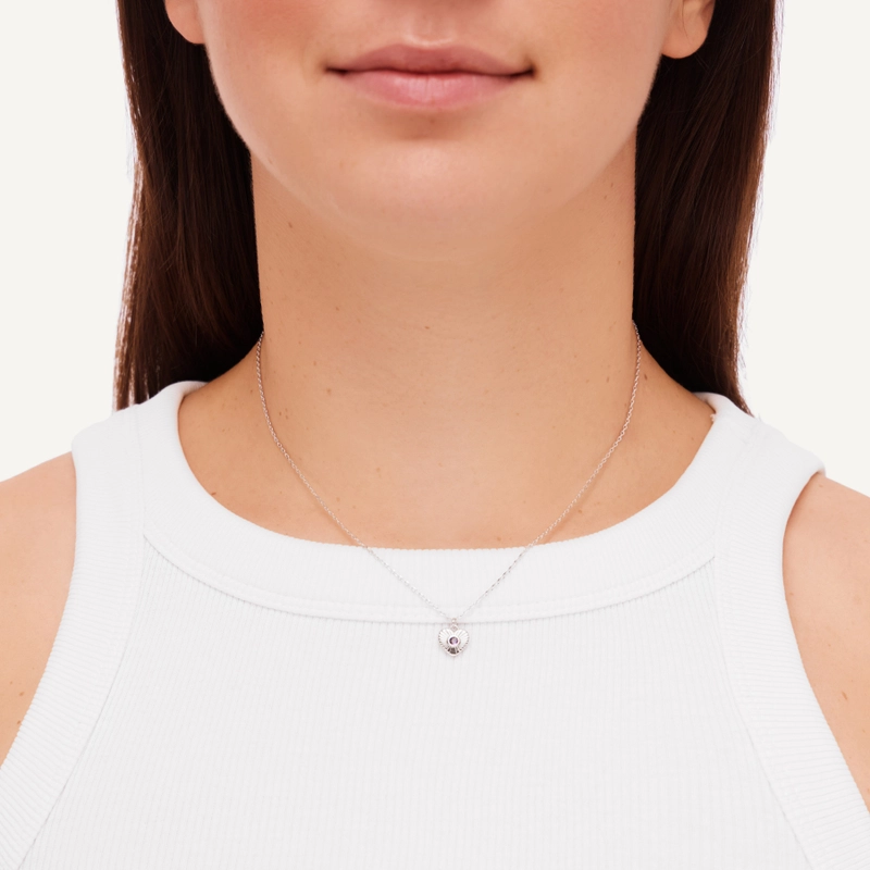 Колье Глубоко в Сердце – Серебро