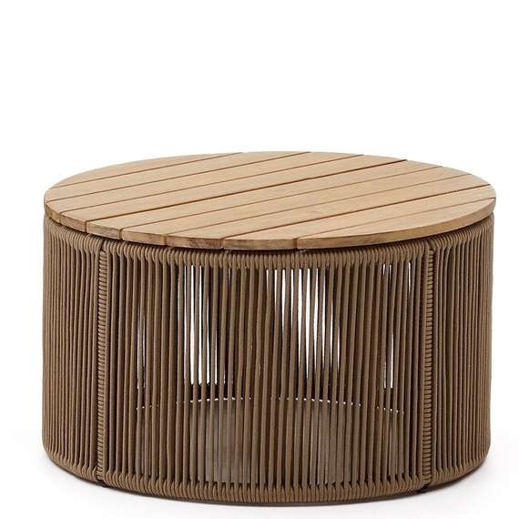 Журнальный столик Dandara Ø60х35 см бежевый