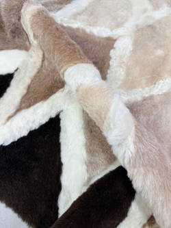 Ковер шкура натуральная овчина меховой