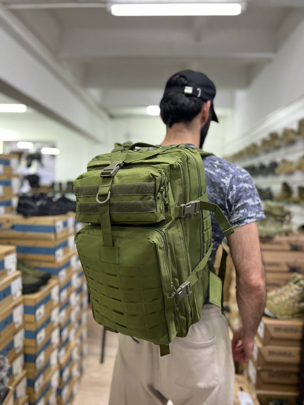 Рюкзак тактический штурмовой 45л олива