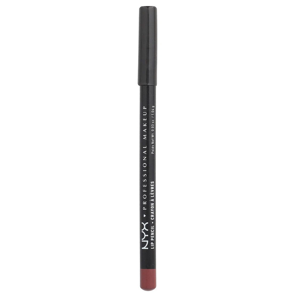 NYX Professional Makeup, Slim Lip Pencil, красное дерево 809, 1,04 г (0,03 унции)
