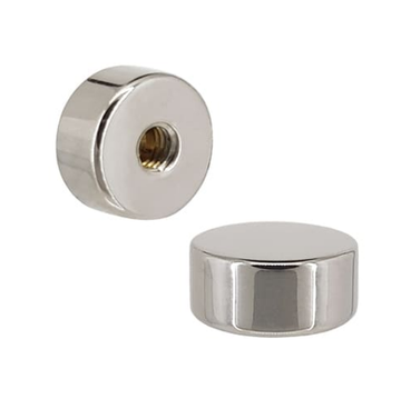 Заглушка 12.01. 01 D=12мм, серебро зеркальное