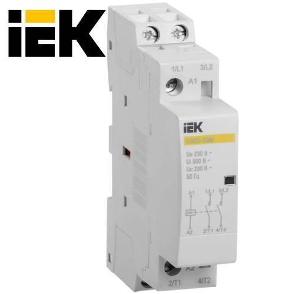Контактор модульный КМ20-20М АС IEK