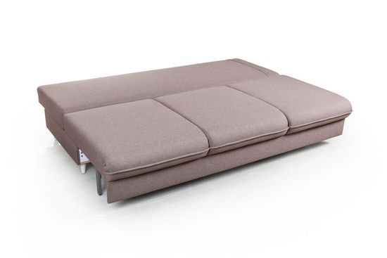 Hans диван-кровать прямой без подлокотников рогожка серый