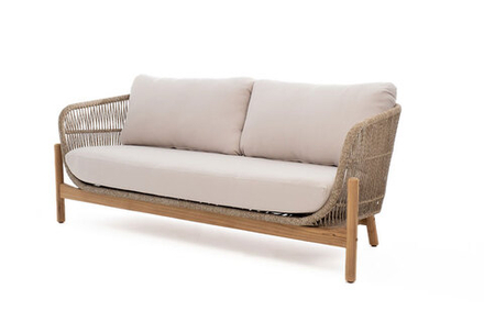 Диван из тика Joygarden ТАЛАРА 2-х местный, Natural Teak, бежевый