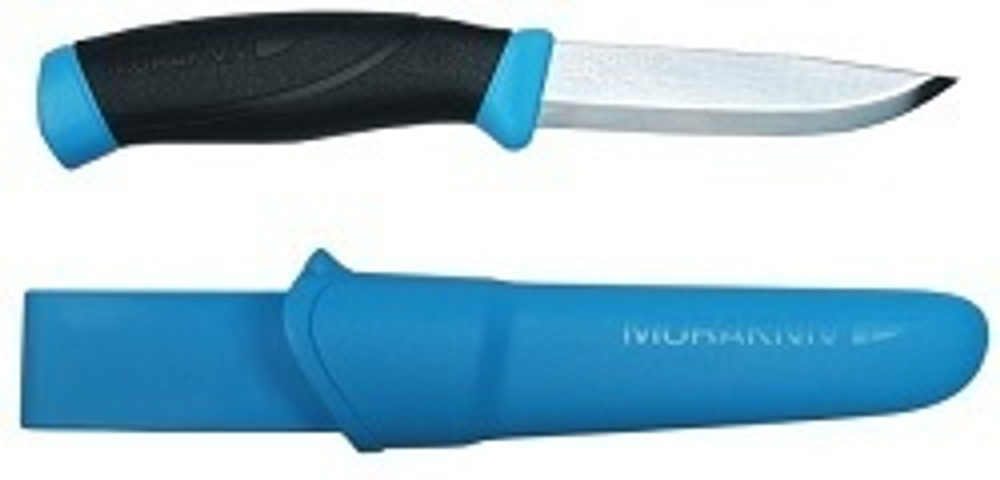Нож MoraKNIV 132432 Companion Blue универс. Нерж.сталь в пласт.ножнах дл.лез.100мм R36347 / 12159