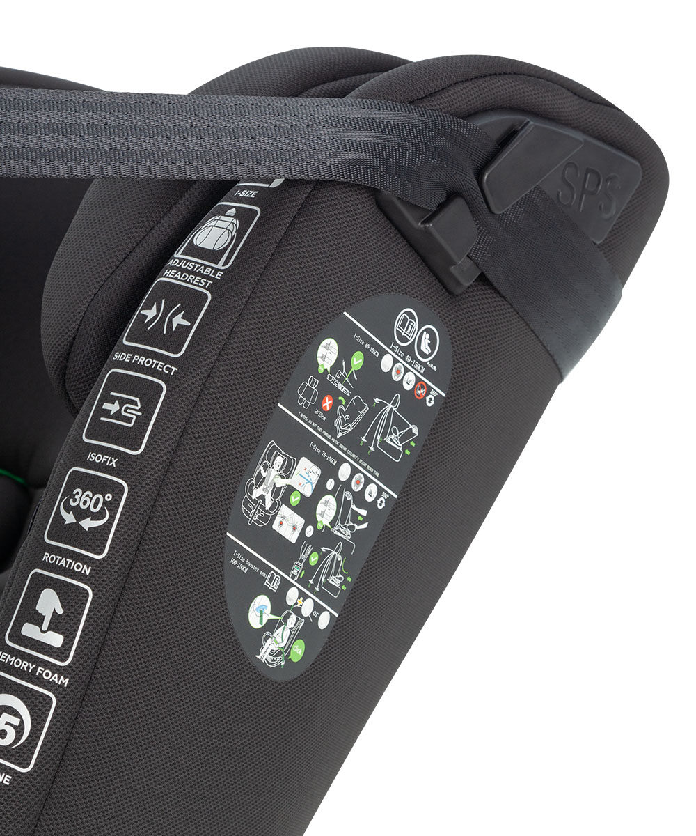 Автокресло Carrello Asteroid i-Size (Magnet Gray) isofix, поворот 360°