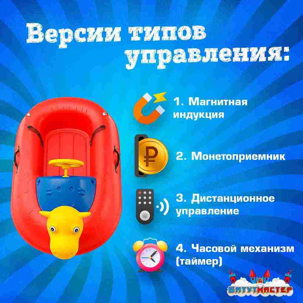 Электрическая лодка-катамаран «Бегемотик» XL взрослая, 1+1