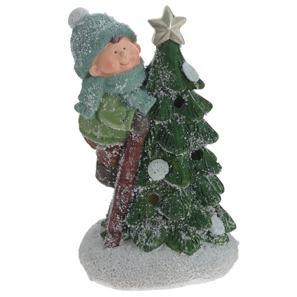 GAEM Фигурка декоративная "Ребёнок" с подсвет (LR44x2, н/п), L8 W7 H13 см, 2в.