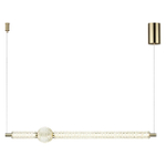 5008/28L L-VISION ODL24 587 золотой/металл/акрил Подвес LED 28W 4000K 2340лм CRYSTAL