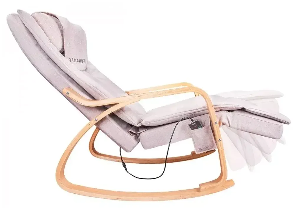 Массажное кресло-качалка Yamaguchi Liberty beige, бежевый