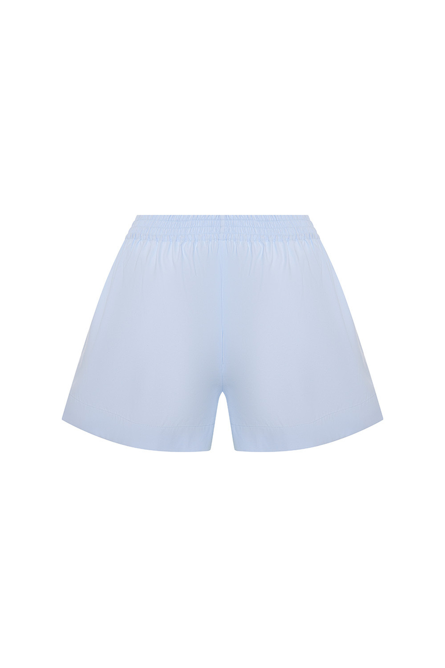 Шорты с гульфиком из хлопка AMAN Голубой