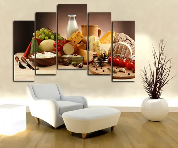 Модульная картина " Продуктовое изобилие"