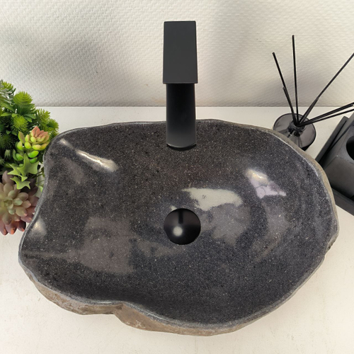 Раковина из речного камня RS-65083 45*32*15 0861
