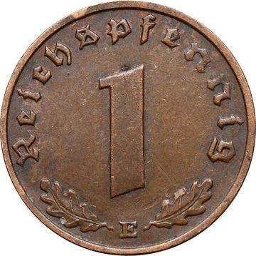 1 рейхспфенниг 1938 Германия (Третий рейх) "E"