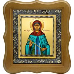 Домника Константинопольская преподобная. Икона на холсте.