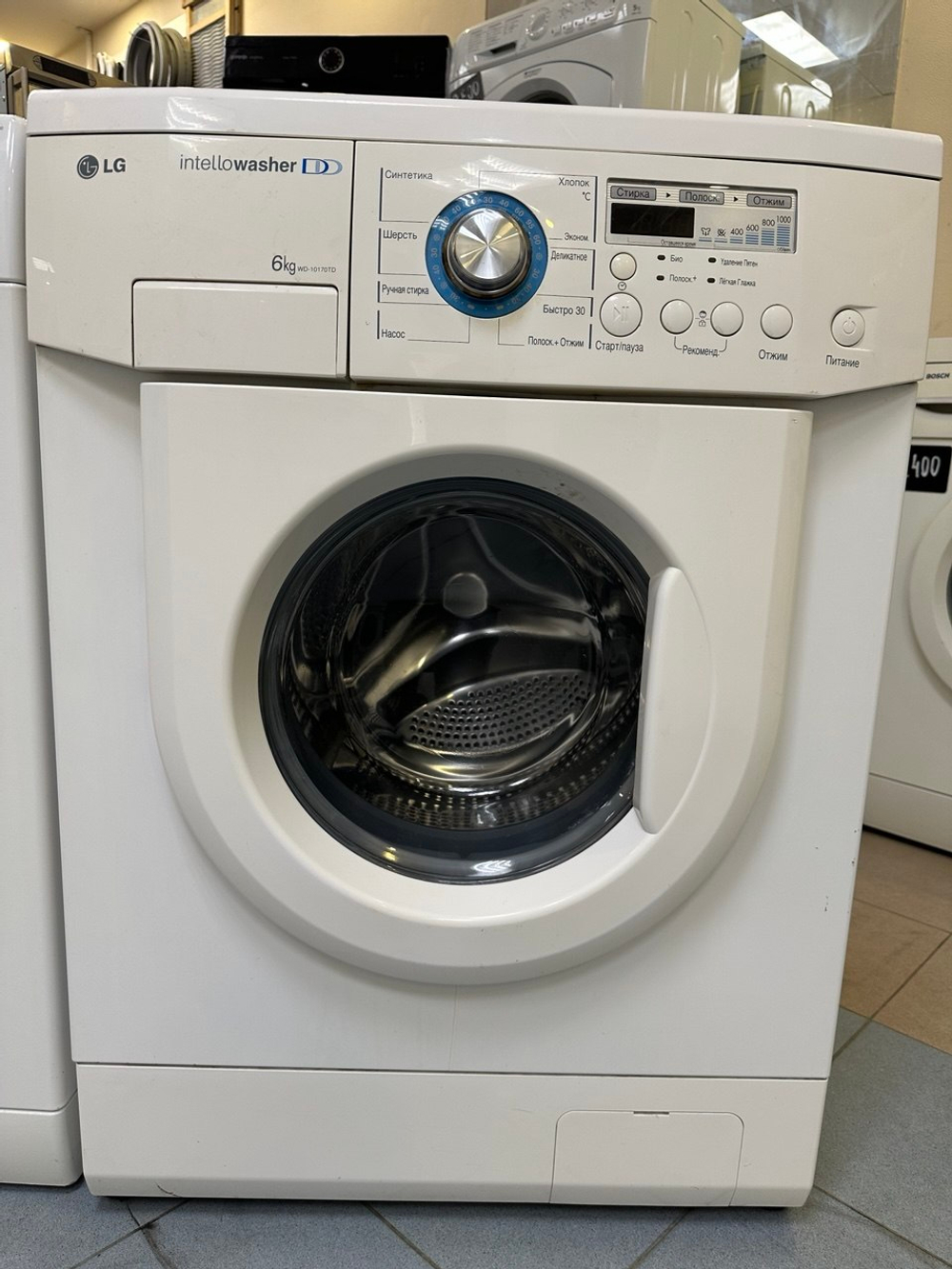 Стиральная машина LG WD-10170TD б/у фронтальная 6 кг 1000 об/мин