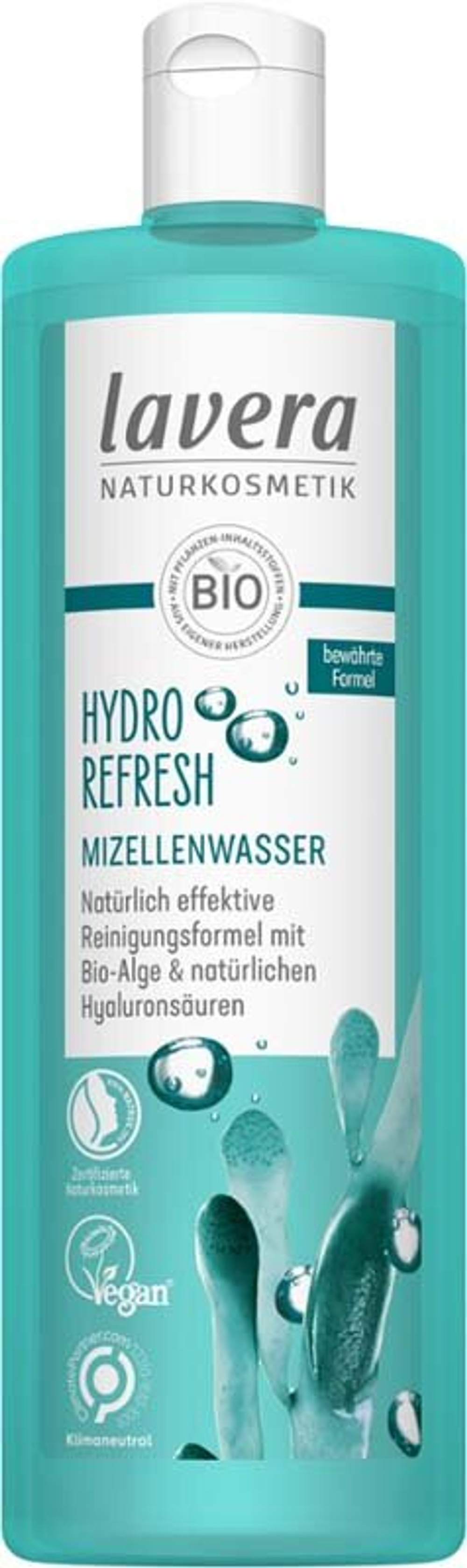 Мицеллярная вода Lavera Hydro Refresh, 400 мл