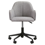 Кресло isla, рогожка, серое