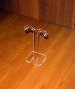 Подставка под серьги №2 прозрачная 90 мм