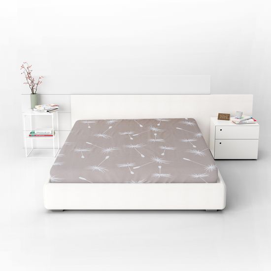 Простыня на резинке  Fiori 3,  90x200х30 , ранфорс  DOMTEKC