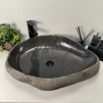 Раковина из речного камня RS-64963 76*54*15 0863