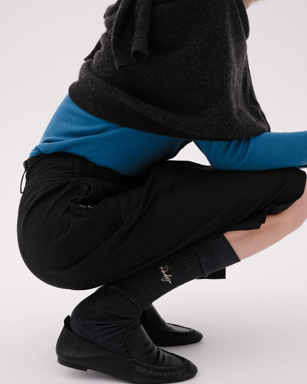 Гетры с шерстью Тень