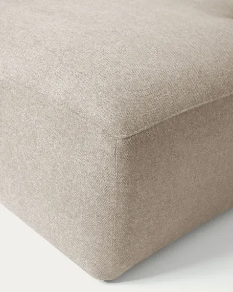 Диван 3-х местный Blok с правым шезлонгом бежевый 300 см