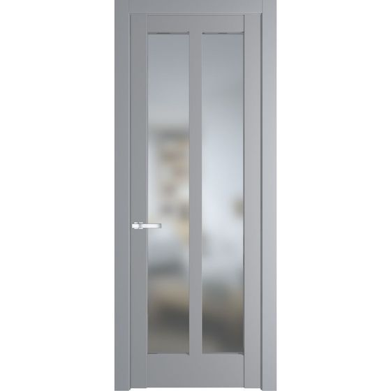 Межкомнатная дверь эмаль Profil Doors 4.7.2PD смоки остеклённая
