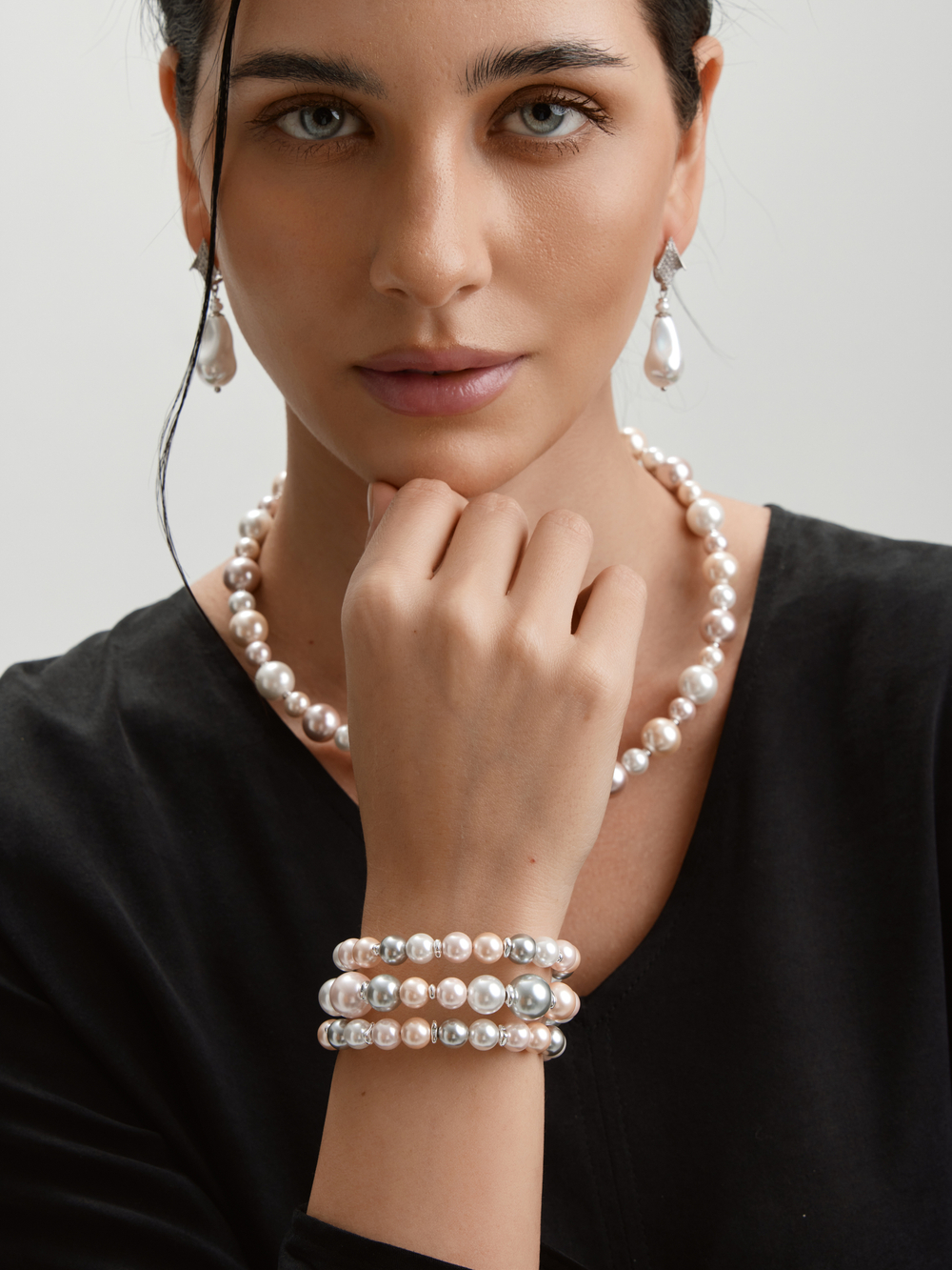 91003751 Колье Selena Pearls