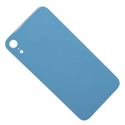 Задняя крышка для Apple iPhone Xr Голубой (стекло, широкий вырез под камеру)