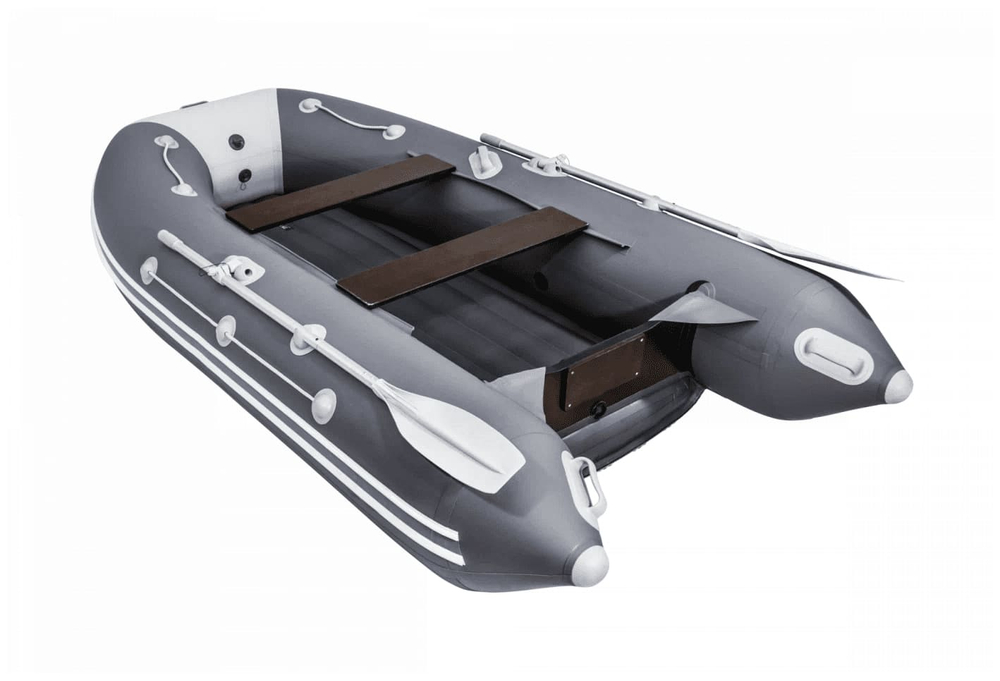 Лодка ПВХ ТАЙМЕНЬ LX 3400 НДНД + 2х-тактный лодочный мотор GOLFSTREAM T 15 BMS