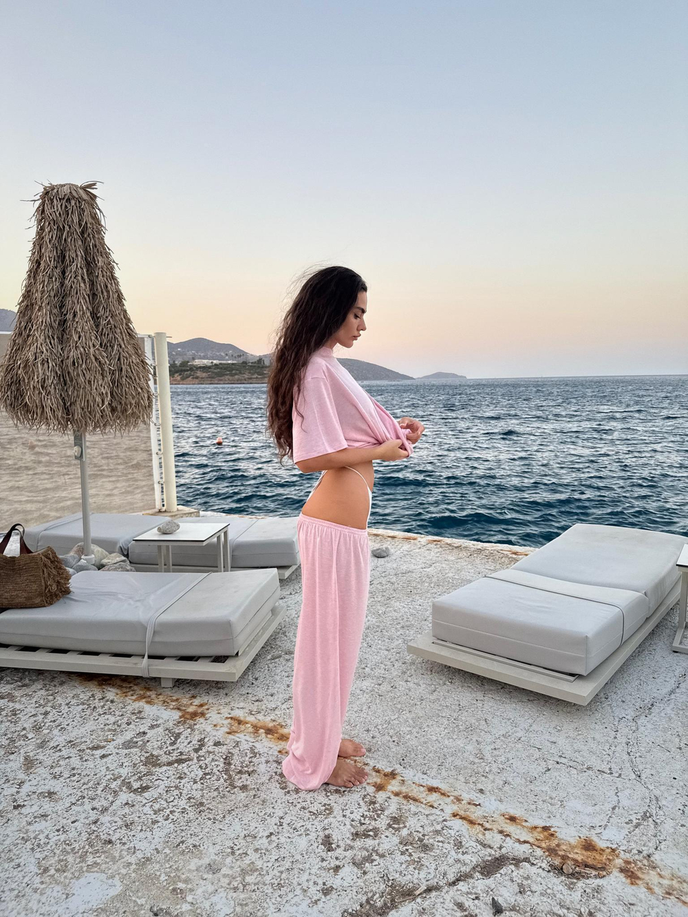 Треники Роза, Розовый