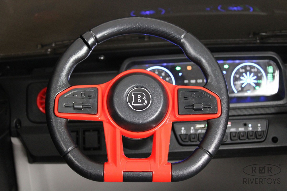 Детский электромобиль RiverToys Z888ZZ BLACK/черный