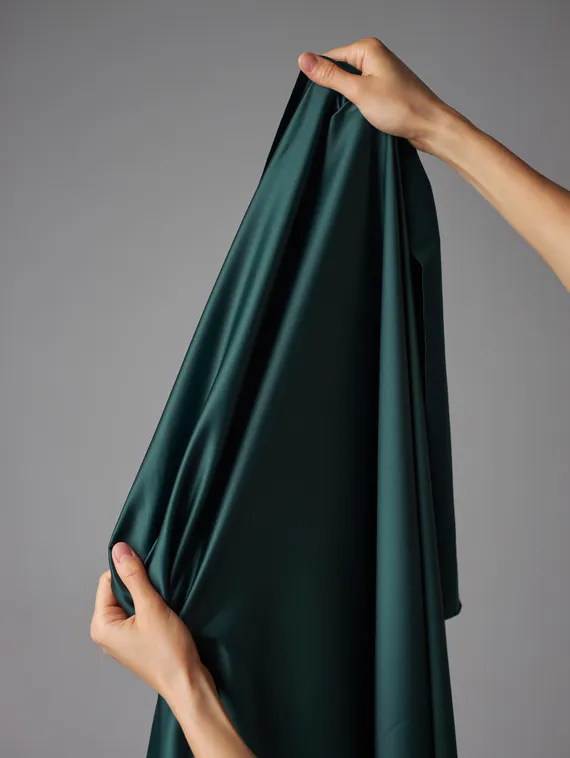 Атлас (сатин) оптом эластичный бельевой, сосна 1994