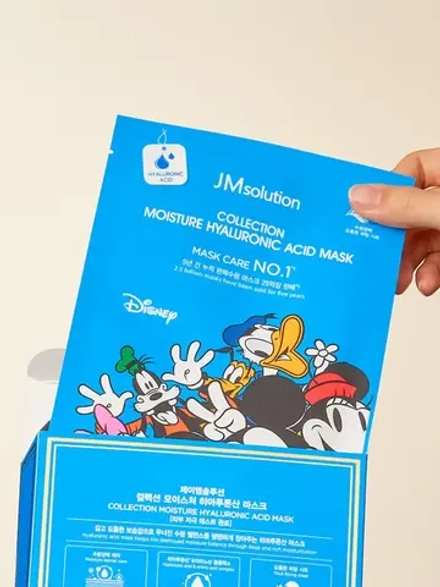 JMSOLUTION - МАСКА ТКАНЕВАЯ ДЛЯ ЛИЦА УВЛАЖНЯЮЩАЯ С ГИАЛУРОНОВОЙ КИСЛОТОЙ COLLECTION MOISTURE HYALURONIC ACID MASK, 30 МЛ