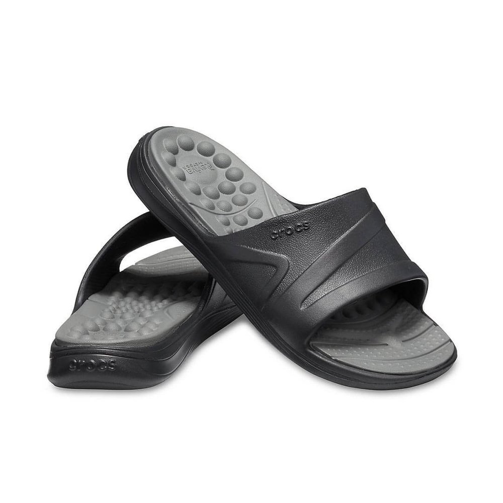 Шлепанцы Crocs Reviva Slide Black/Slate Grey
