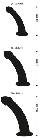 Набор из 3 прозрачных анальных фаллоимитаторов Anal Training Set (Цвет: прозрачный)