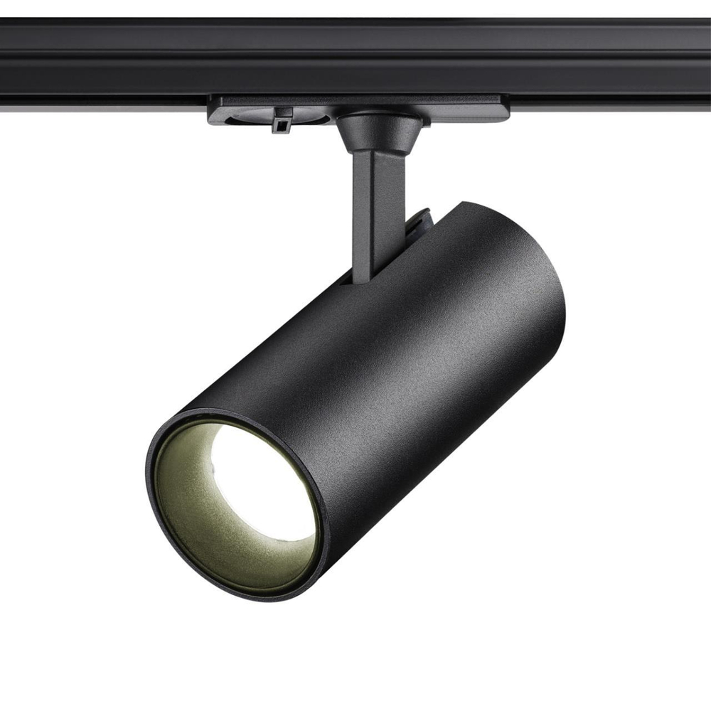 359158 PORT NT23 200 черный Светильник трековый однофазный двухжильный IP20 LED 24W 220V 4000К 2300Лм SELENE