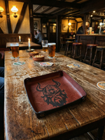 Кожаный дайстрей, миска для кубов.