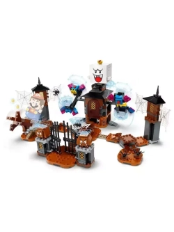 Конструктор Марио Король Бу и двор с призраками 458 деталей