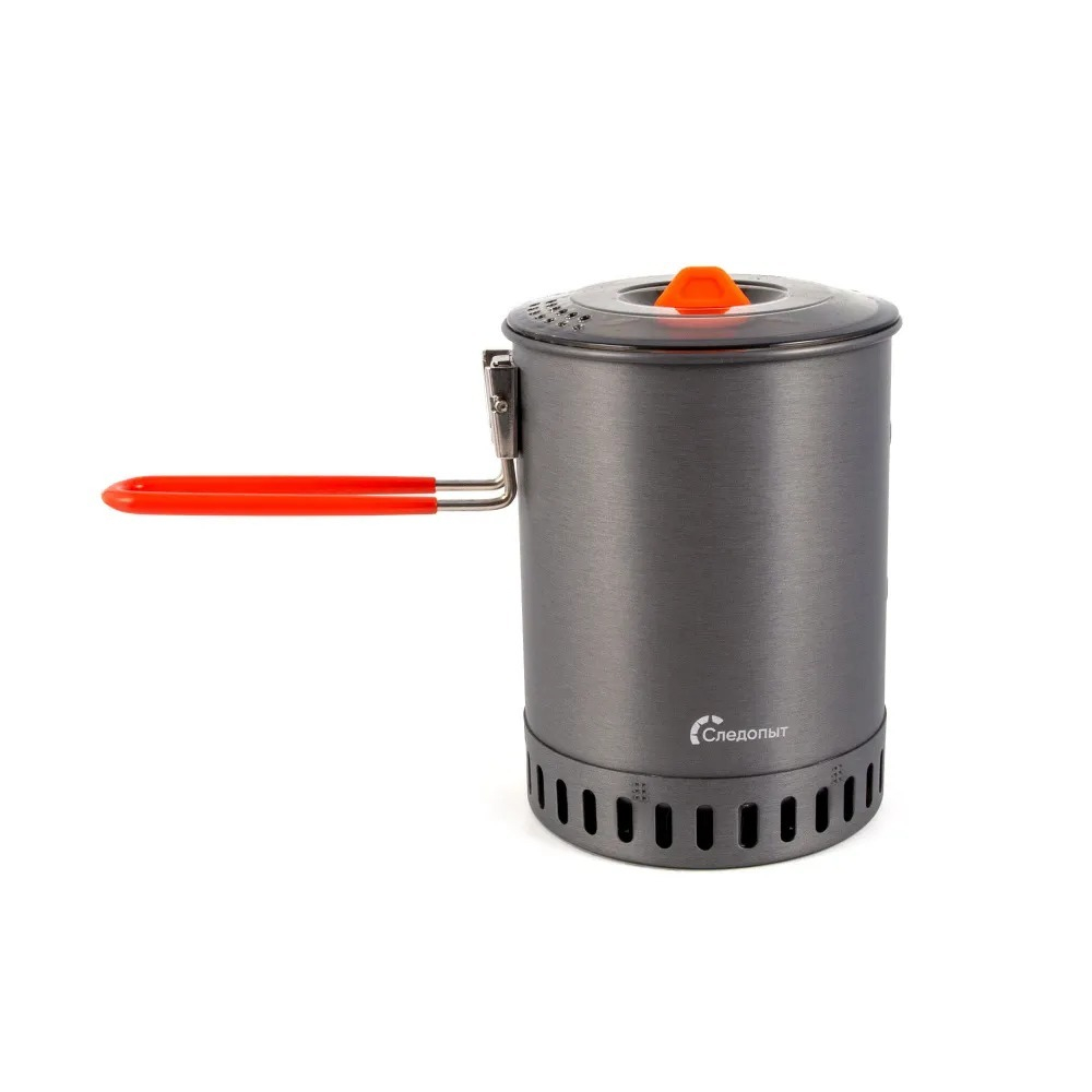 Кастрюля походная с радиатором СЛЕДОПЫТ FORZA 1л