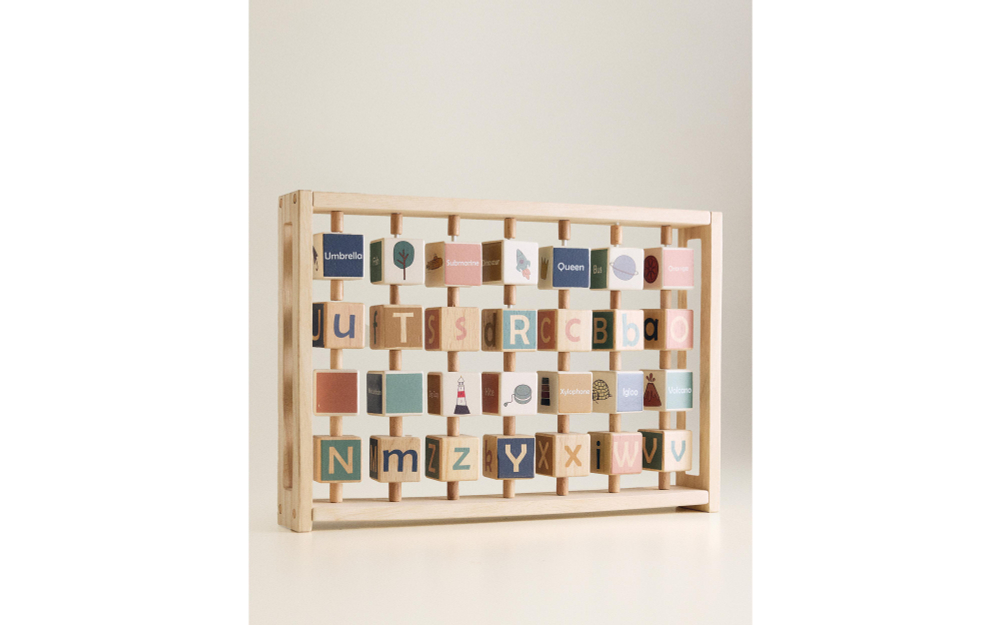 Развивающая игрушка детская Zara Home, дерево, бежевый, 4644/052