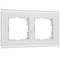 Рамка Werkel Senso на 2 поста белый стекло soft-touch W0023101 4690389200359