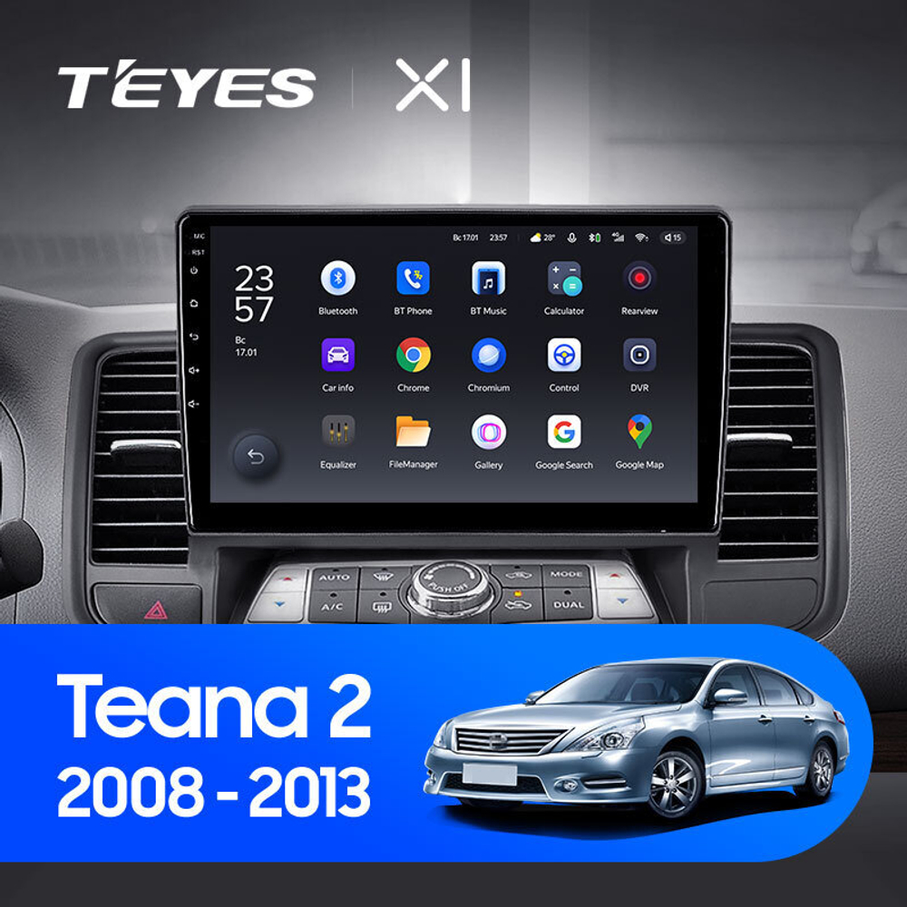 Teyes X1 10.2" для Nissan Teana 2008-2013